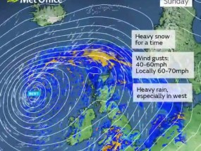 英国天气：英国气象局预测会有更多降雪，家家户户发出紧急停电警告